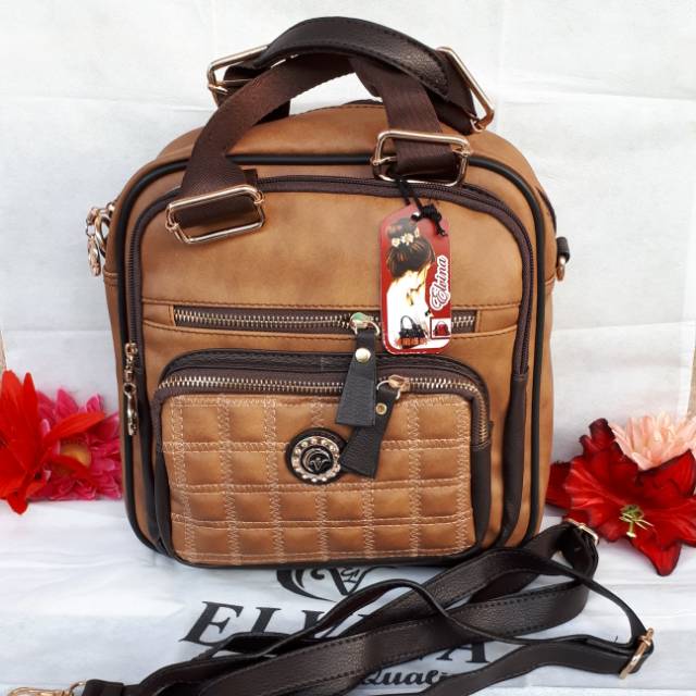 ELVINA TAN Tas kulit wanita / tas santai wanita