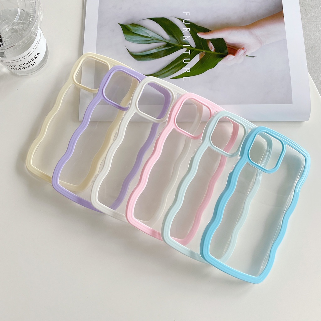 Case Bahan Akrilik Warna Permen Untuk IPhone 11 12 13 Pro Max X XS XR 7 8 Plus