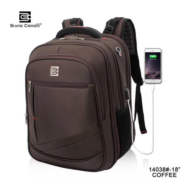 Tas ransel kuliah bruno cavalli 14038