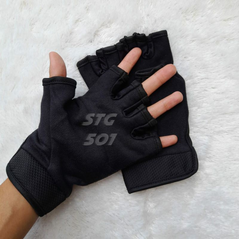 Prm 12 Pasang Sarung Tangan Motor Hitam/Lusinan Sarung Tangan Motor/Grosir Sarung Tangan Motor Hitam