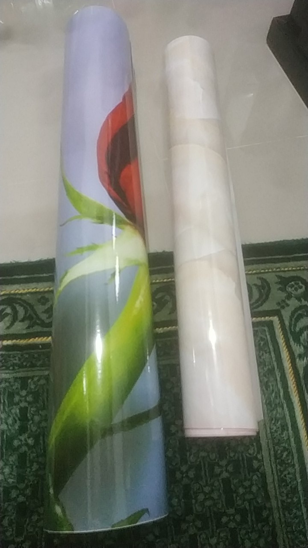 Stiker Kulkas 1 Pintu Dan 2 Pintu Bunga