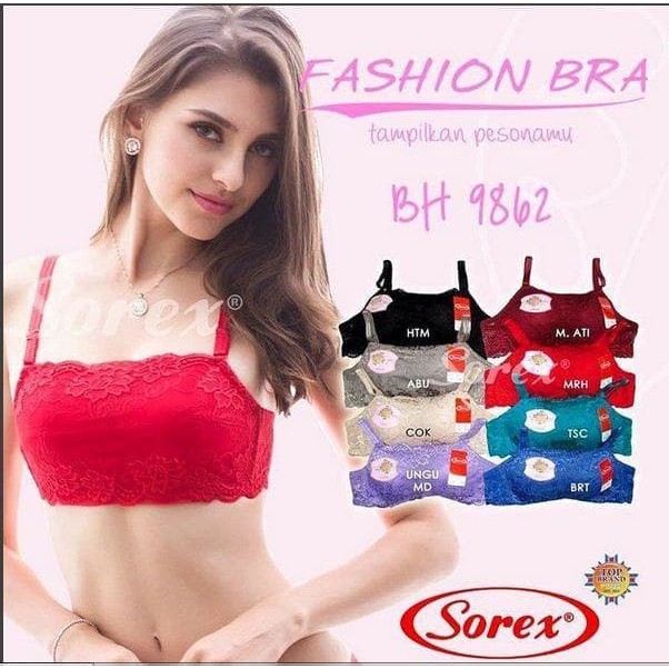 Sorex 9862 | Bra / BH Kemben Brukat Wanita KSW