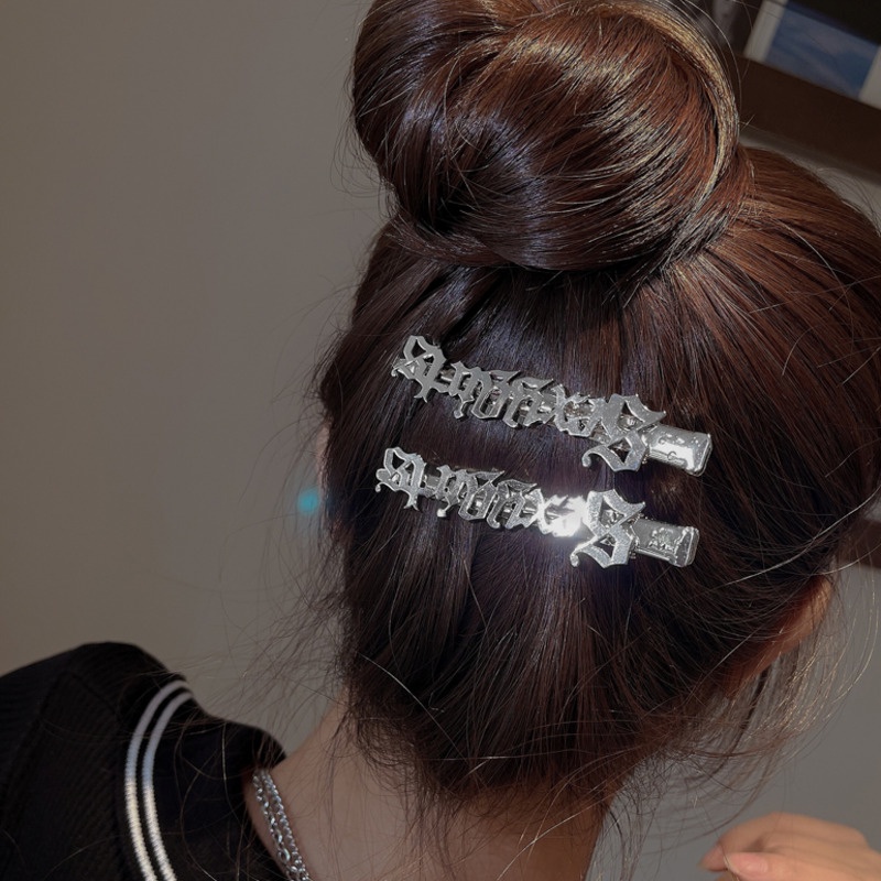 Silver Metal Hairpin Accessories Trendy Korea