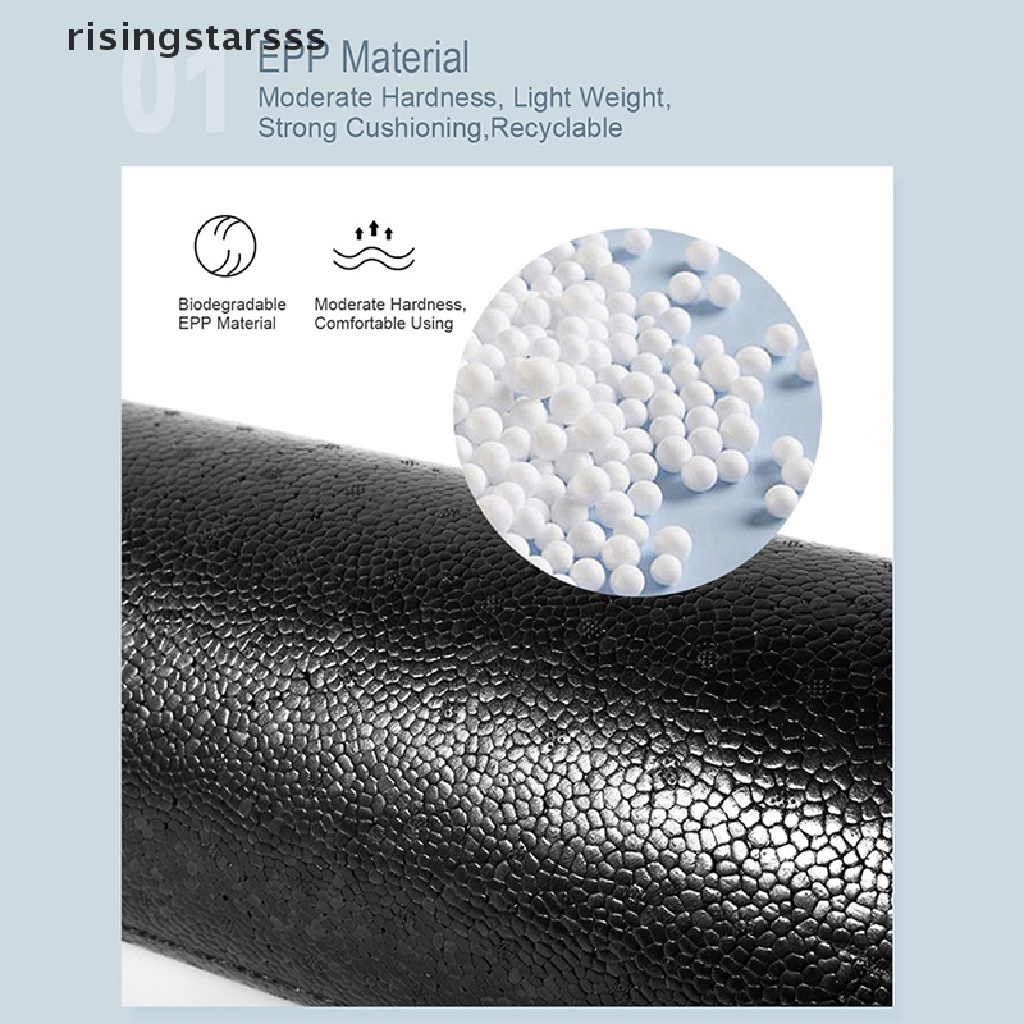 Rsid Span-new 3ukuran Roller Busa Yoga Hitam30 /45 /60 CM Peralatan Latihan Massage Roller