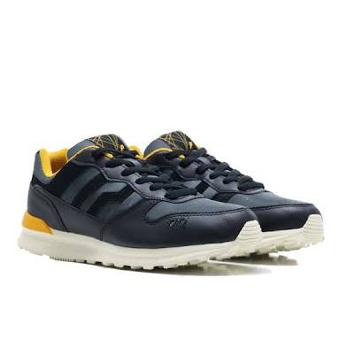 Sepatu Casual Piero Jogger Black Orange