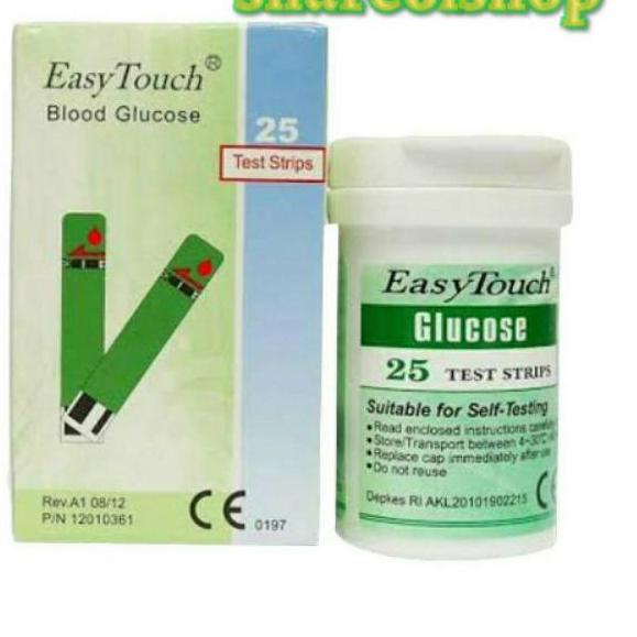 ◘ Easy Touch Strep Gula darah / Strip Easy Touch Glucose / Gula darah / Strip gula darah / Strip gul