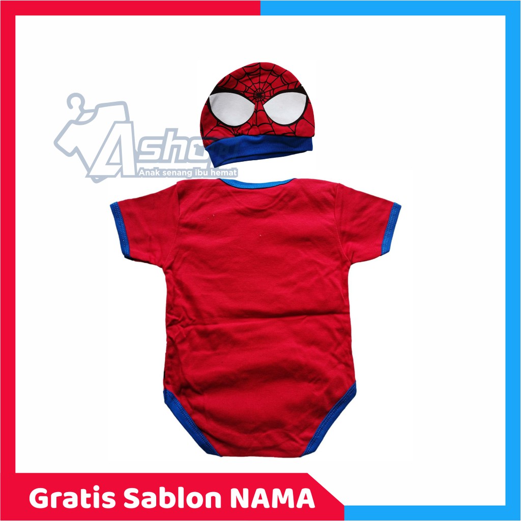 Jumpsuit Bayi Jumper Spiderman