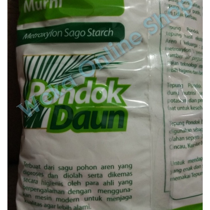 

Ds11 Tepung Sagu Aren Murni Pondok Daun 100% Original G6B040B1