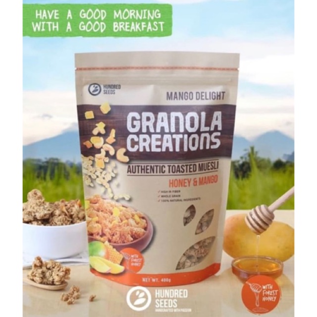 

Granola Creation 400gr - Honey & Manggo
