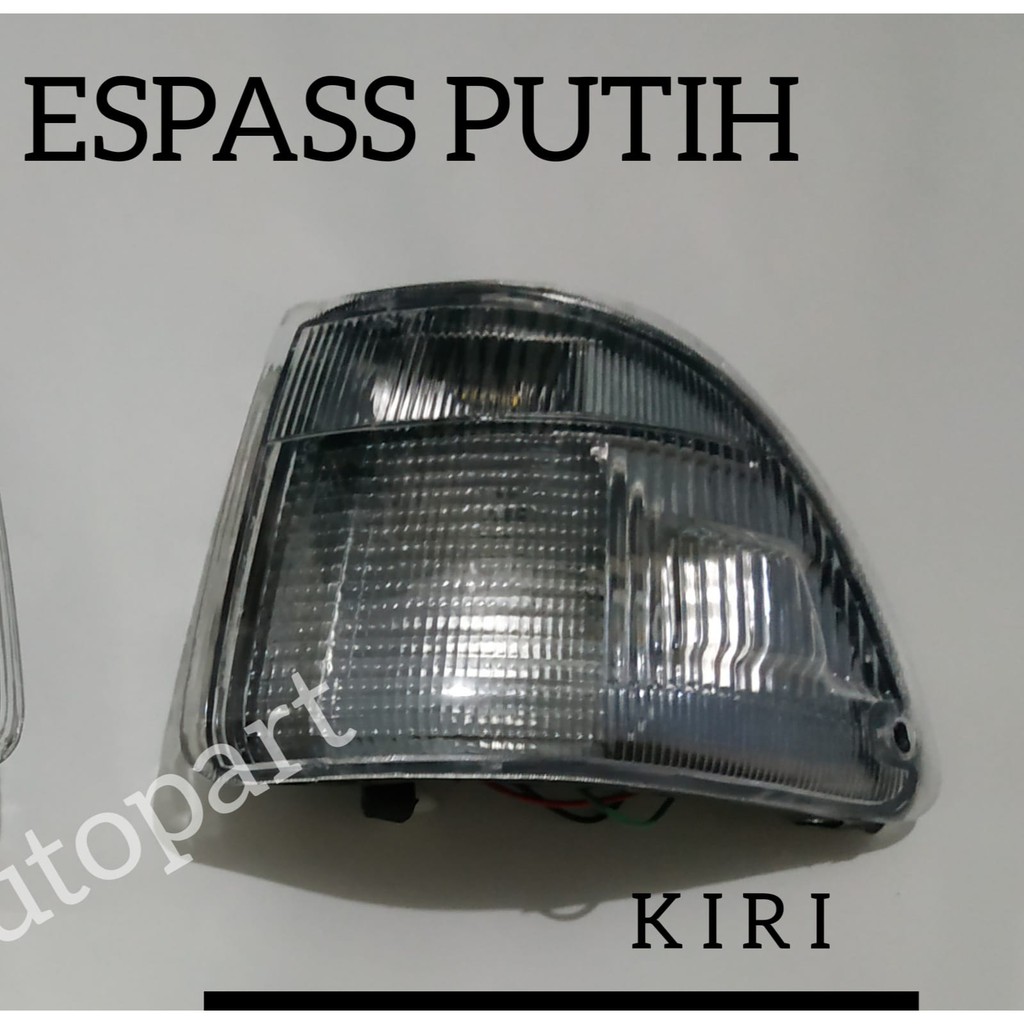 Lampu sen samping espass putih