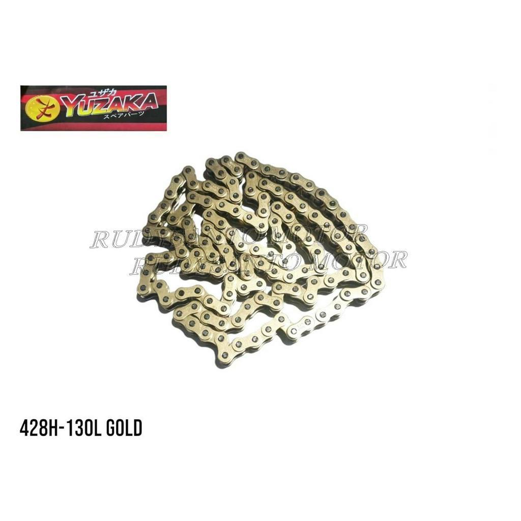 Rantai 428h-130 gold yuzaka