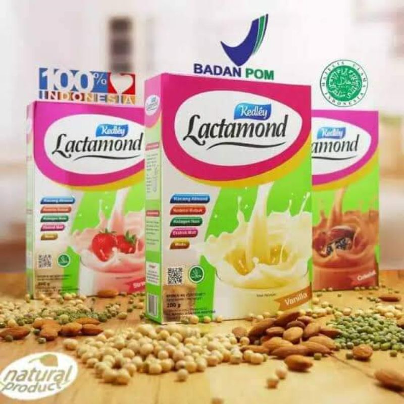 LACTAMOND SUSU  PELANCAR ASI BOOSTER ASI KACANG ALMOND