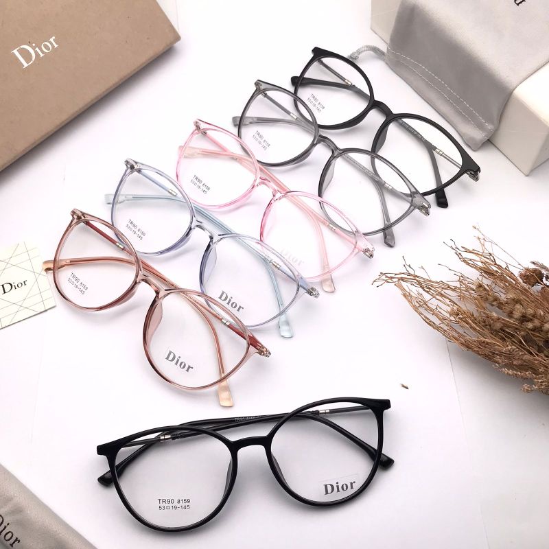 FRAME KACAMATA DIOR WANITA 8159 + LENSA PHOTOCROMIC/ BLUCEROMIC BISA  MINUS/PLUS