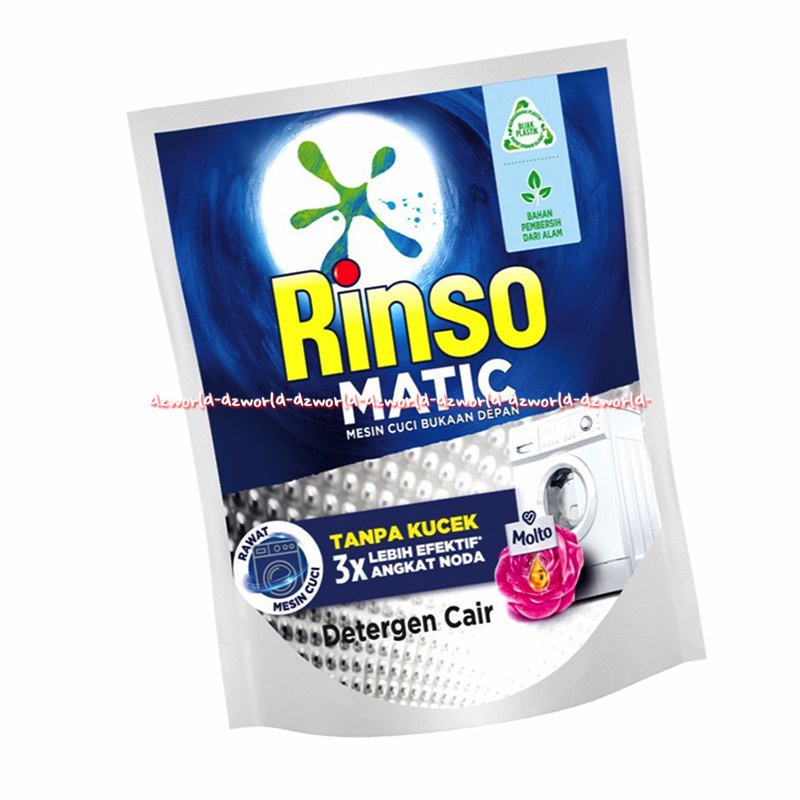 Rinso Matic Detergent Untuk Mesin 1.6L Cuci Bukaan Depan Bukaan Depan Deterjen Cair Rinso Cair