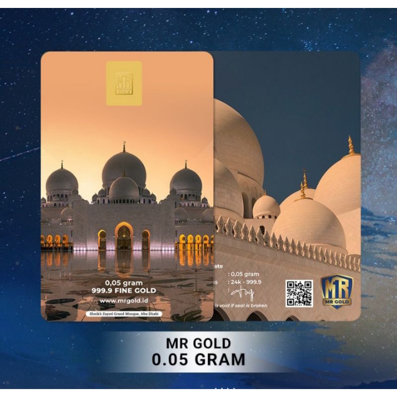 0.05 gr - 0.2 gr EMAS MURNI MR GOLD | 24K - 999.9 FINE GOLD