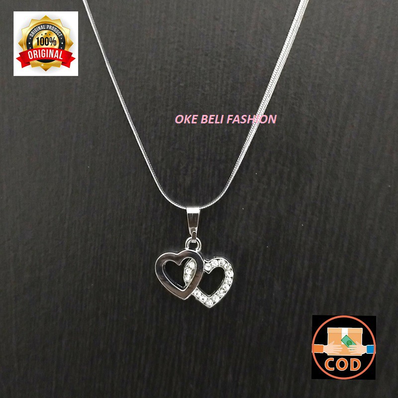 SpringS PROMO TOPAccesories kalung liontin fashion wanita real pick anti karat 100% awet