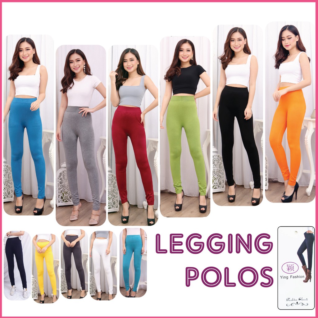 Legging Polos wanita / Legging HW Import Polos  / legging JUMBO POLOS fit to 90kg - leg 901 / Legging HW Basic Polos  /  legging premium  / legging fit to xxl xxxl / legging import / leging murah / leging wanita / leging import