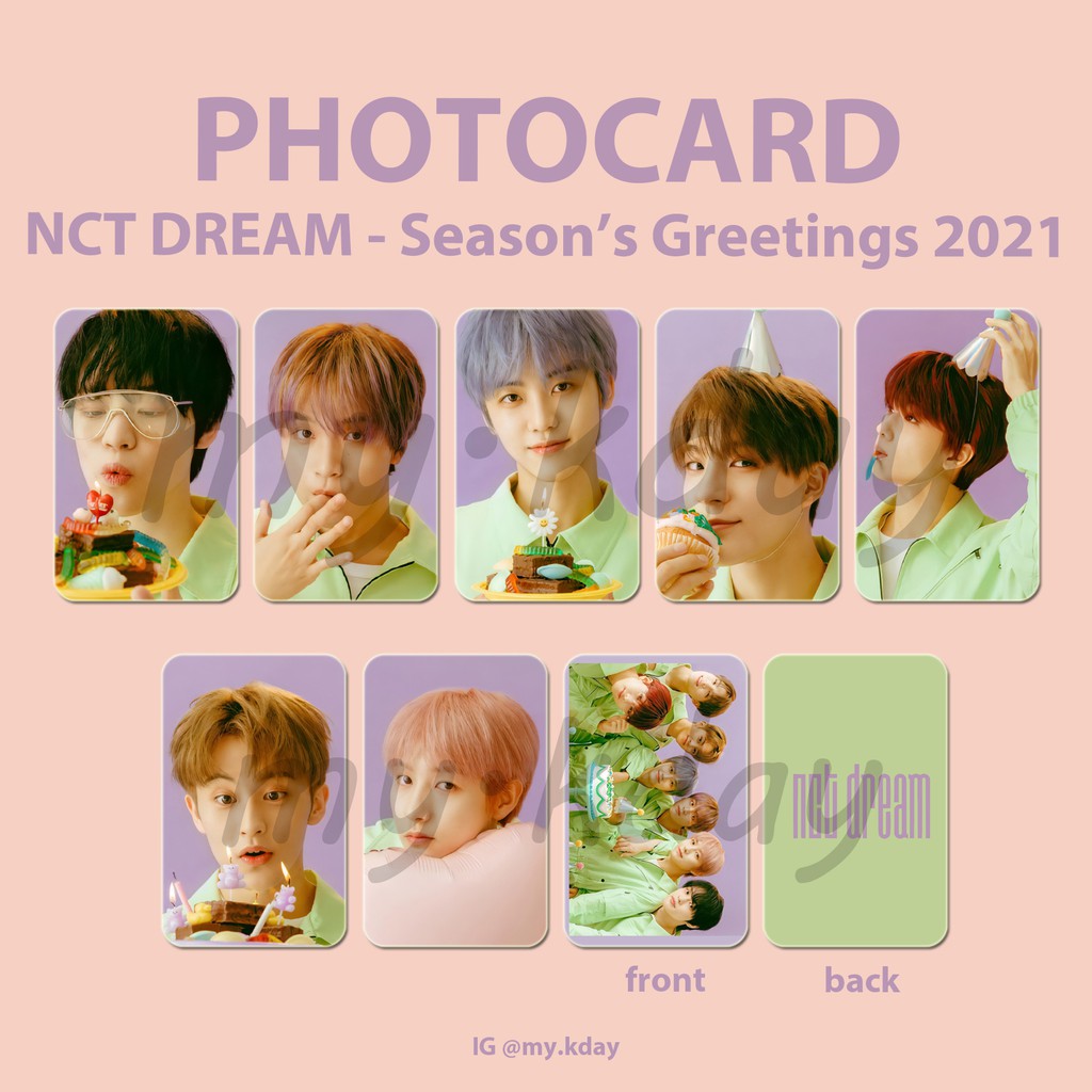 PC-0402, Unofficial Photocard NCT Dream Season's Greetings 2021 2 sisi