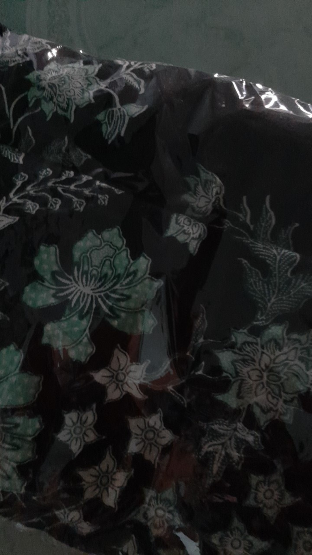 Batik Couple Keluarga Sania Ruffle Ori Ndoro Jowi Dnt Motif Cibulan Hijau