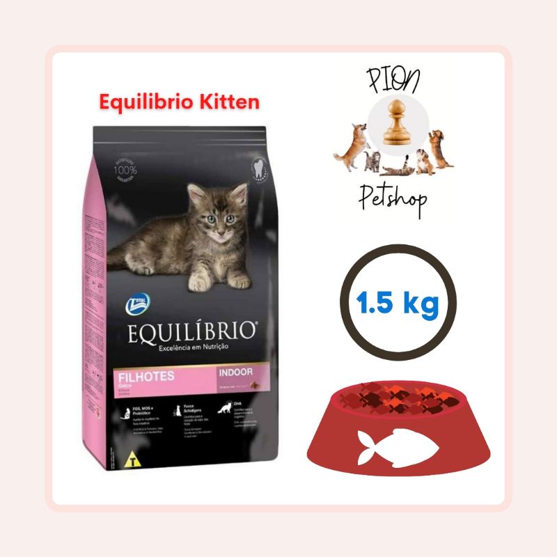 Equilibrio Kitten Cat Makanan Anak Kucing 1.5Kg