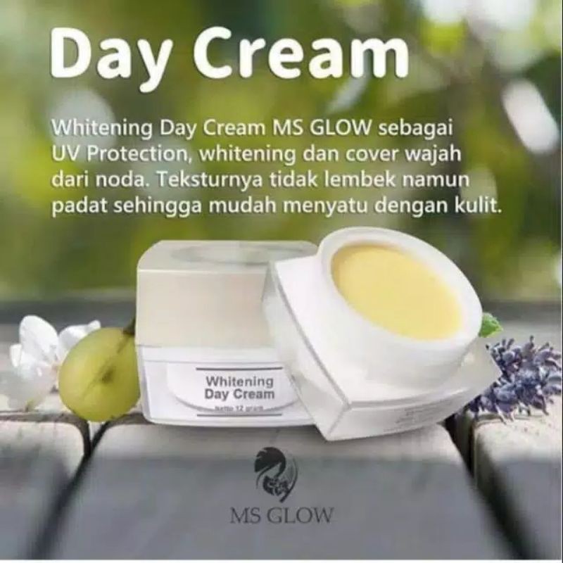 whitening day cream MS glow | cream siang MS glow | MS glow ecer siang | MS glow ecer