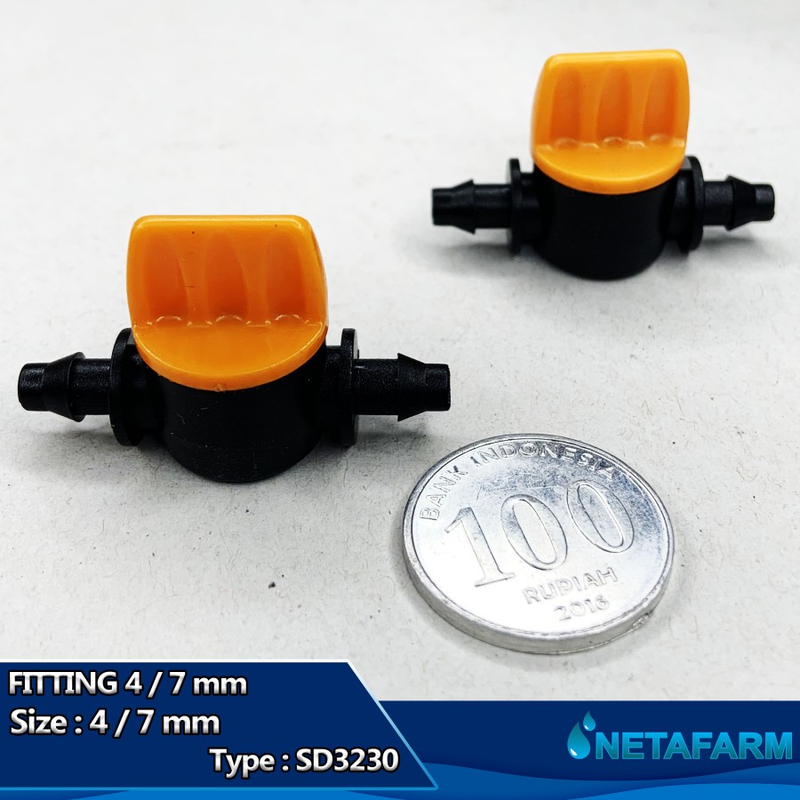 Nozzle Mini Valve 4&quot;7 mm / Irigasi Tanaman SD3230 - 10 pcs