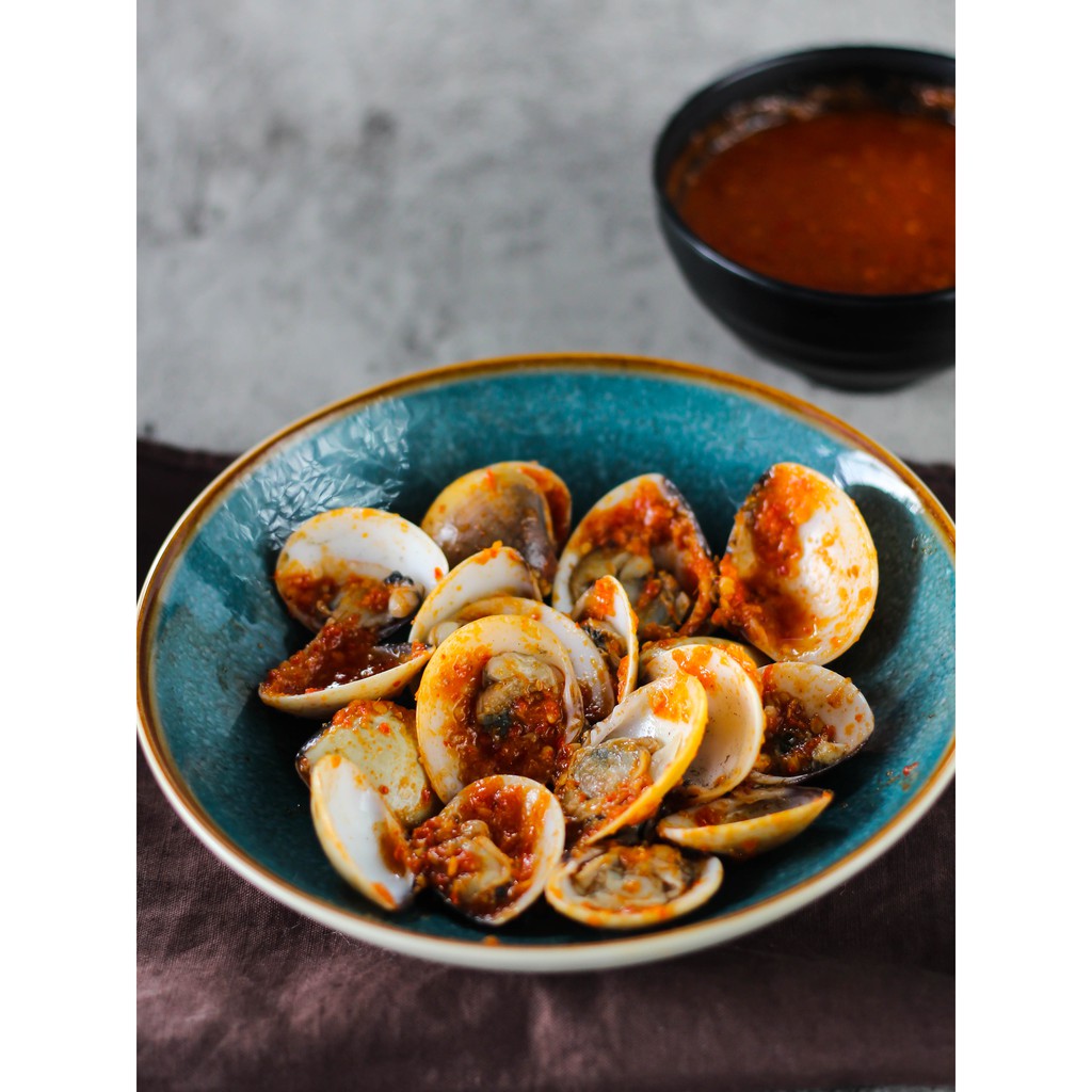 

Kerang Kepa 1 Porsi, 1/2 Kg, 1 Kg Dengan 4 Pilihan Saus