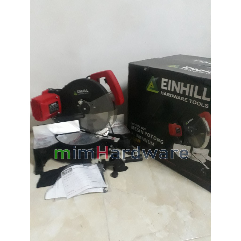 Mesin potong alumunium & kayu / Miter saw 10" Heavy duty Einhill 8423