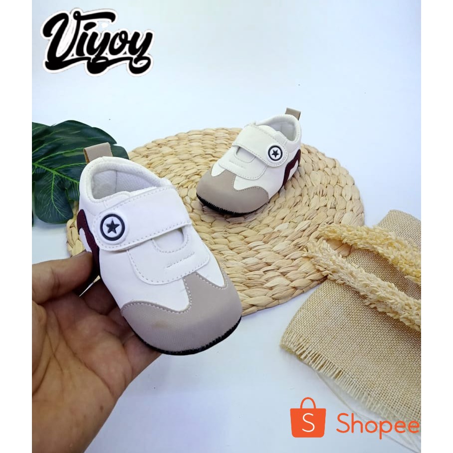 Sepatu baby 1 tahun ke bawah Kekinian murah dan elgan