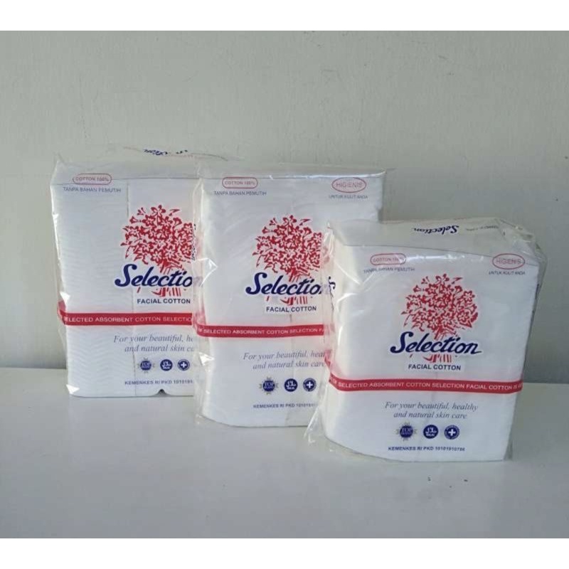 Vinztstore - Kapas Wajah Facial Cotton Selection Facial Cotton Kapas Kotak Murah