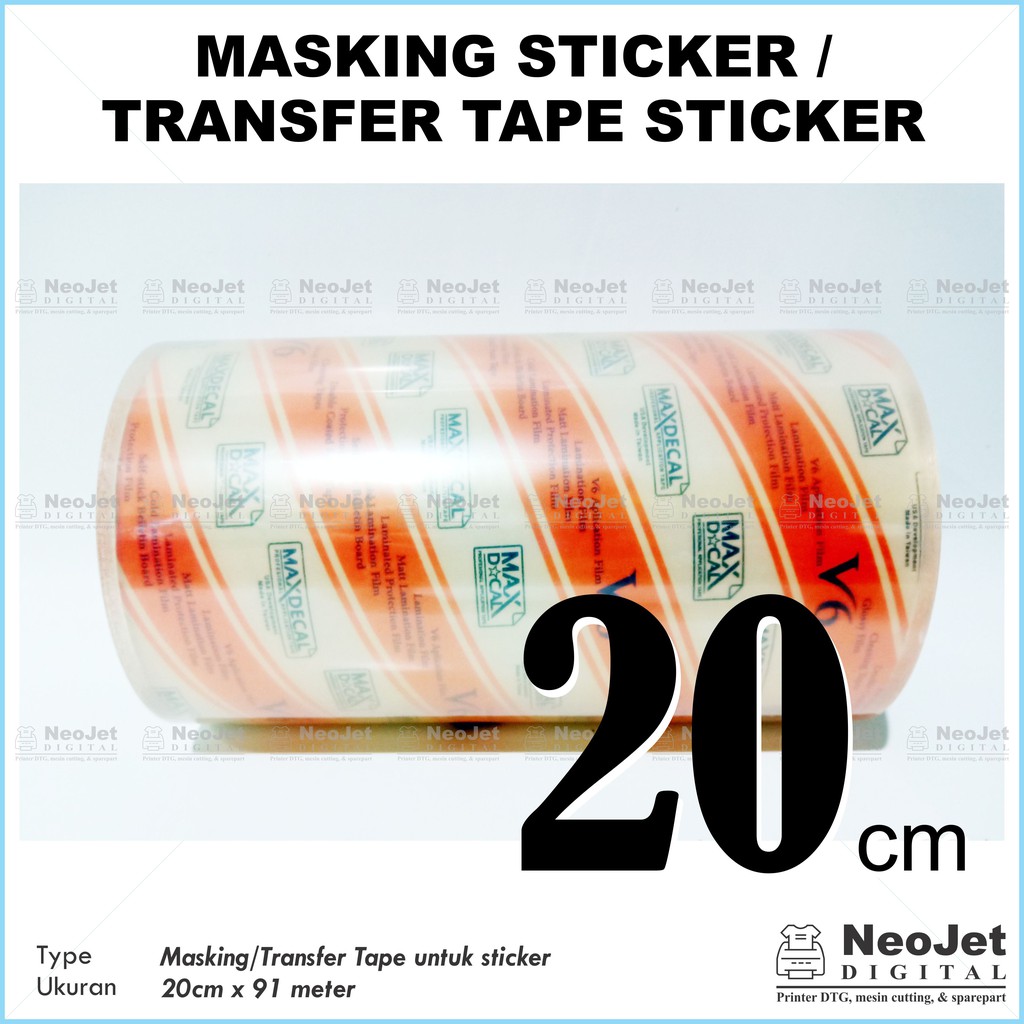 

Transfer Masking Tape Cutting Sticker 20 Cm Stiker Kating