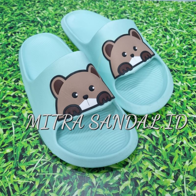 SALE !! HEMA Sandal Slop Wanita TEDDY/Sandal Rumah Wanita/Anti Licin Ringan dan Nyaman