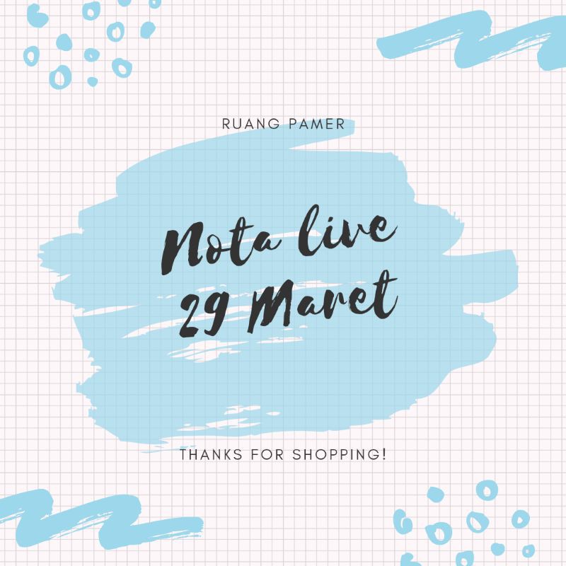 

Nota Live 29 Maret