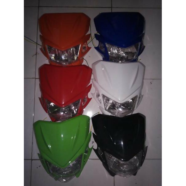 batok lampu depan klx