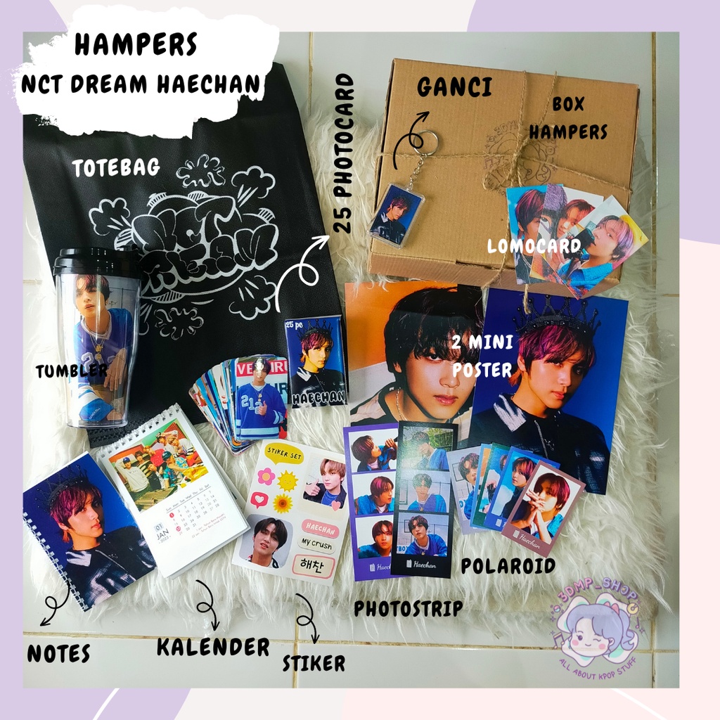 hampers nct dream beat box jisung chenle jaemin haechan renjun mark jeno