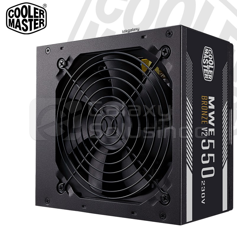 Cooler Master MWE 550 550Watt Bronze V2 230V 80+ Flat Cable Power Supply