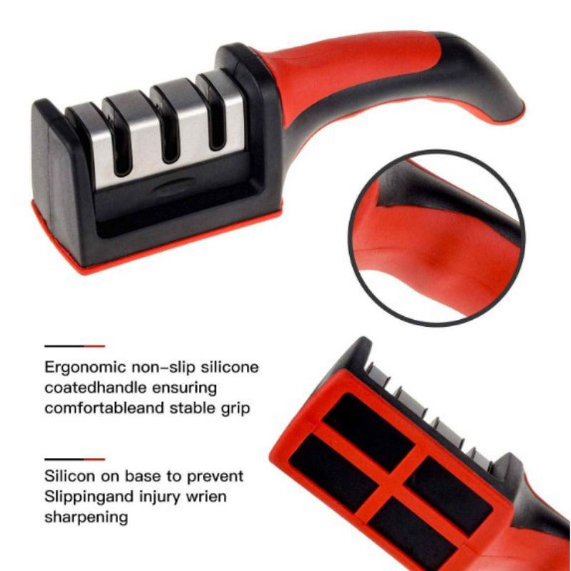 Pengasah Pisau Gunting Dapur Knife Sharpener