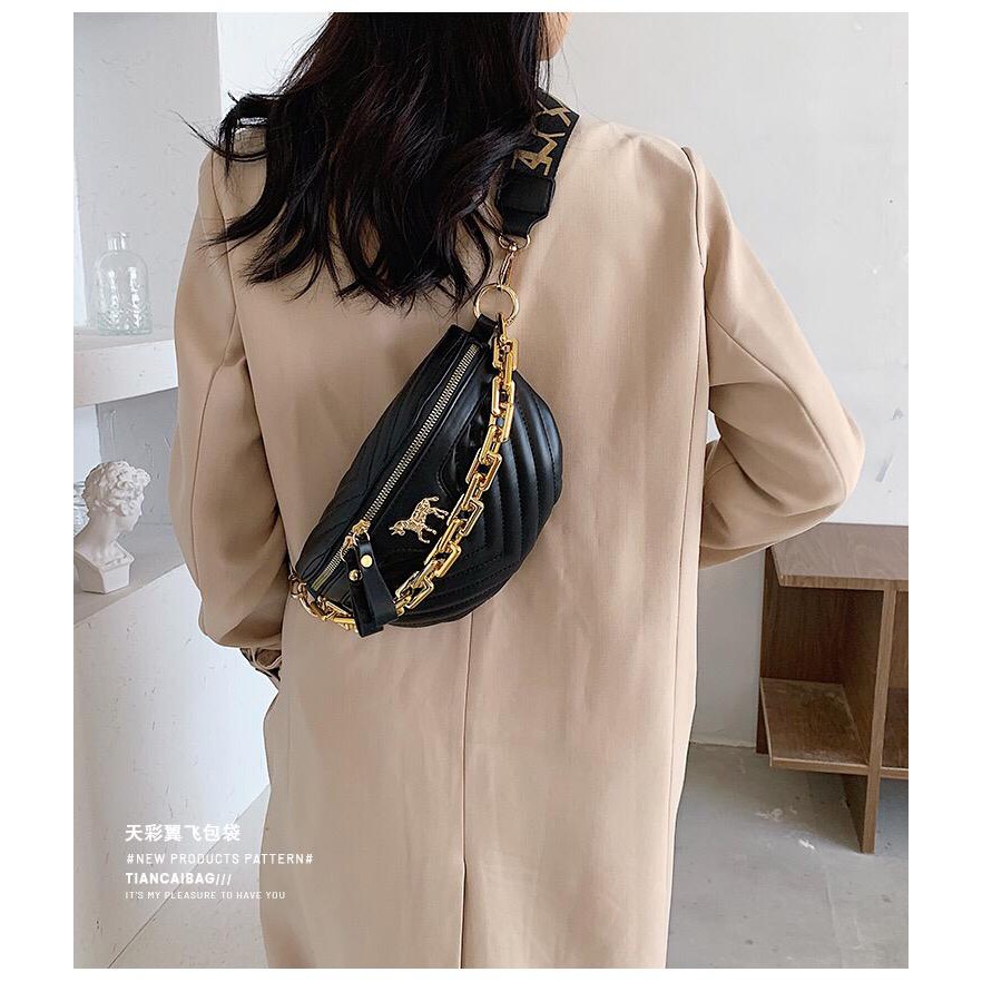 (COD) Vyctoria VOS5161 Tas Pinggang Wanita Waistbag Slingbag Import GT1702 JT 5529 CR7380 BQ2885 LT1232 2885 1232 1702 7380