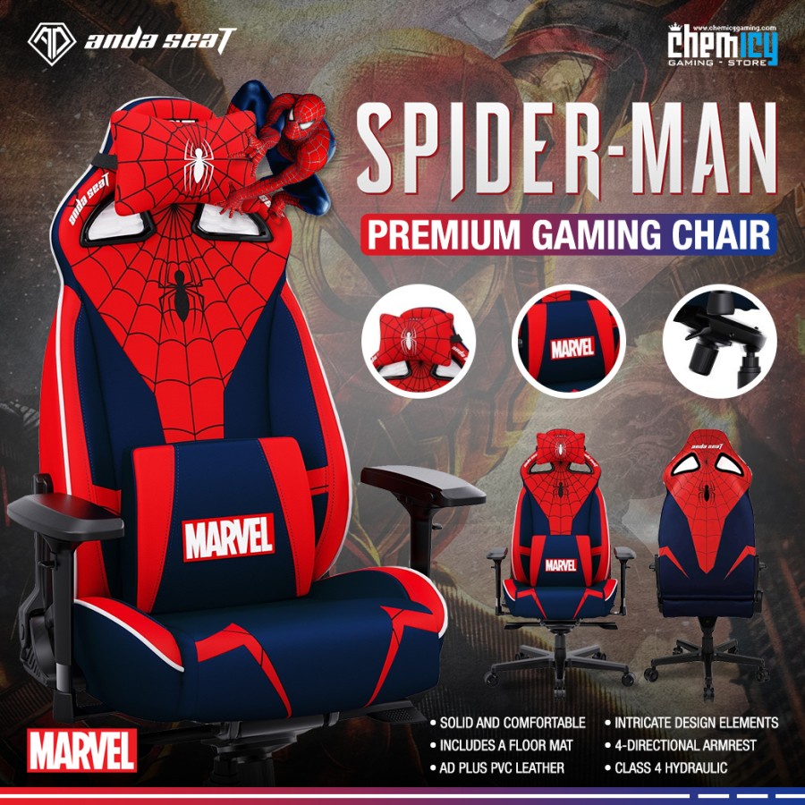 AndaSeat Spider-Man Edition Gaming Chair / Kursi Gaming