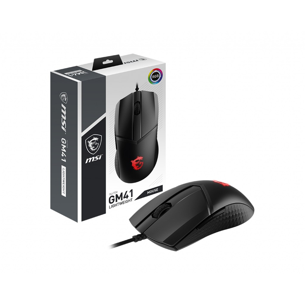 MSI Clutch GM41 RGB Lightweight Gaming Mouse