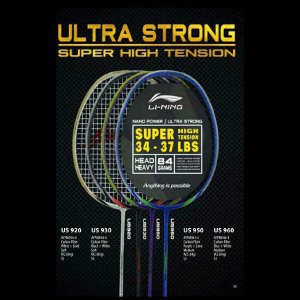 Promo  Raket Badminton LINING   Ultra Strong  US 920 930 950 960
