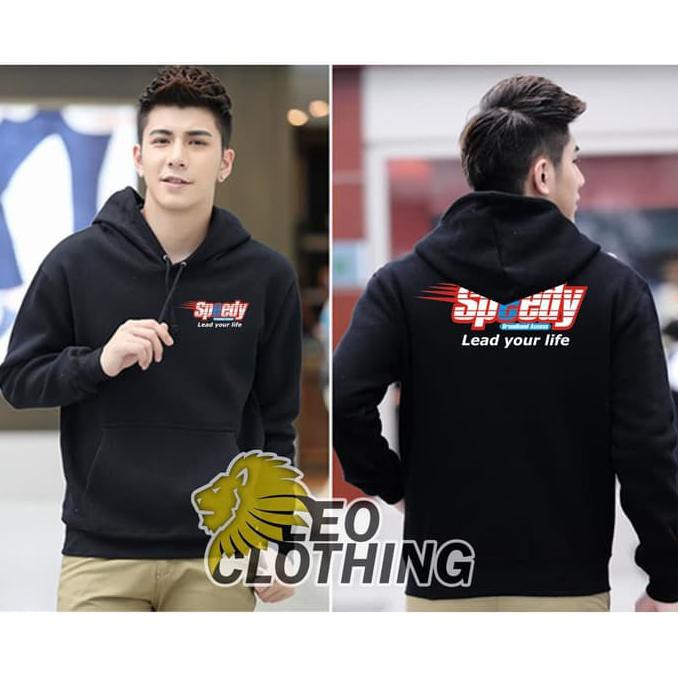 Jaket Hoodie Sweater Jumper SPEEDY WIFI Baju Distro Pria Wanita Fleece Polos Murah