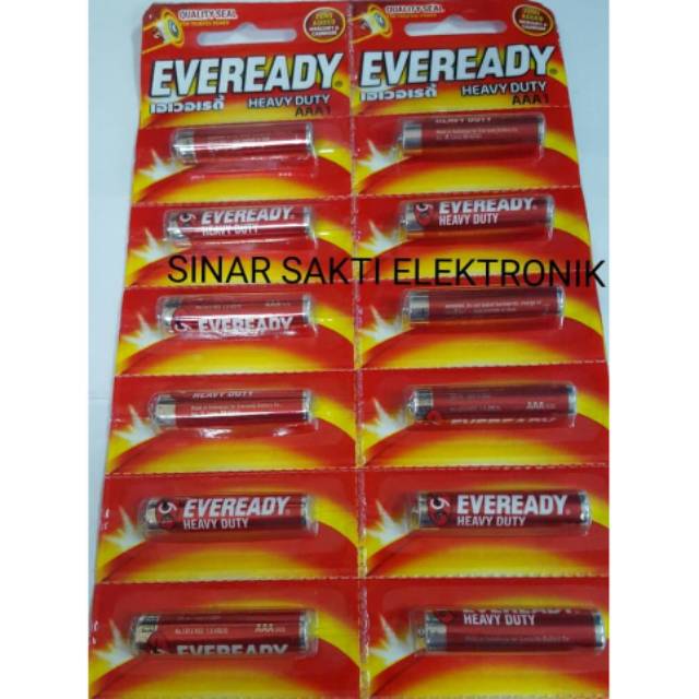 Baterai AAA Eveready (Batre/Batrai/Batere/Batrey/Battery)