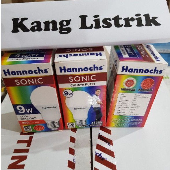 Hannochs Sonic Bulb Lampu LED 3W, 5W, 7W, 9W, 12W, 15W, 20W