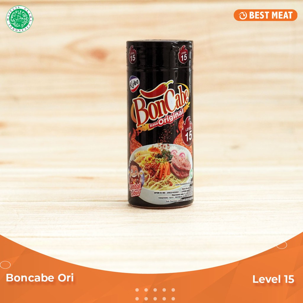 

Boncabe Original Lv 15 Sambal Tabur [Botol]