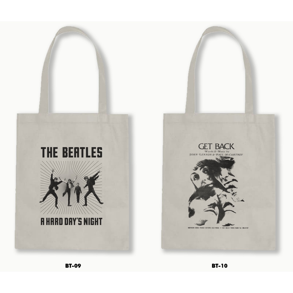 TOTE BAG BLACU - THE BEATLES