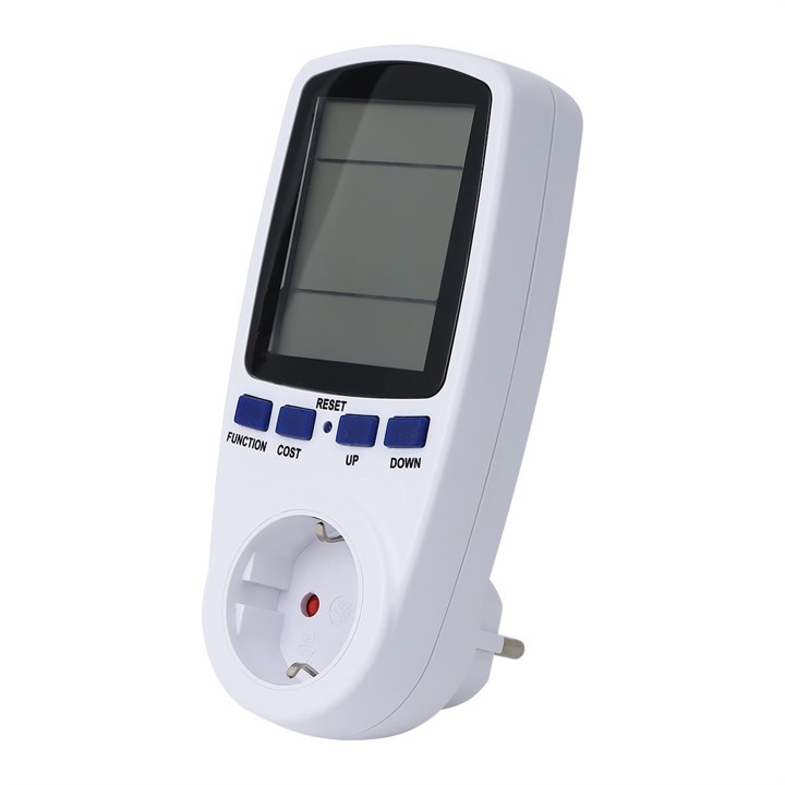 Power KWH Meter Digital Voltmeter Wattmeter Ampere Energy Meter Socket Watt Meter Stop Kontak