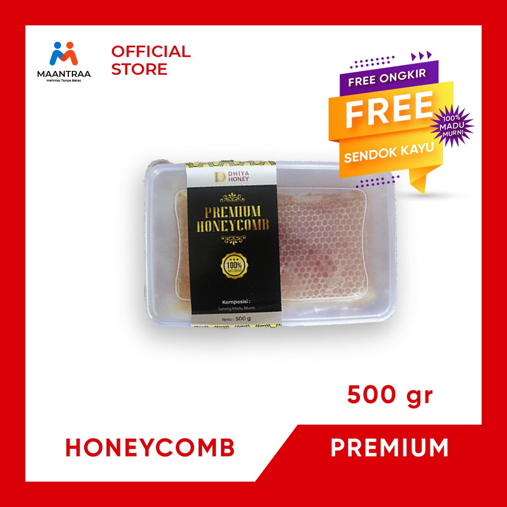 

PREMIUM HONEYCOMB Sarang Madu Premium Dengan Kandungan Terkontrol dan Mengandung Propolis