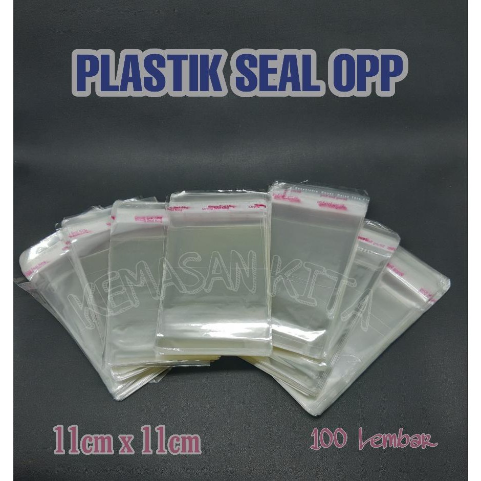 

Kantong Plastik Opp Seal Lem Perekat Kemasan Souvenir Kue 11x11 cm
