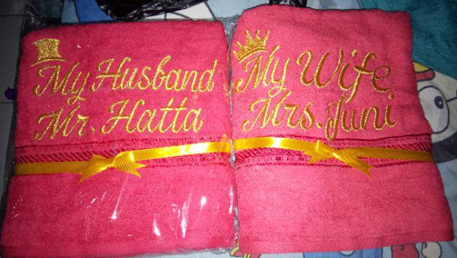 Handuk Couple (2pc) Tanpa Box